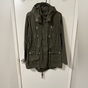 Levi's Women's Cotton Hooded Anorak Jacket- Size Large